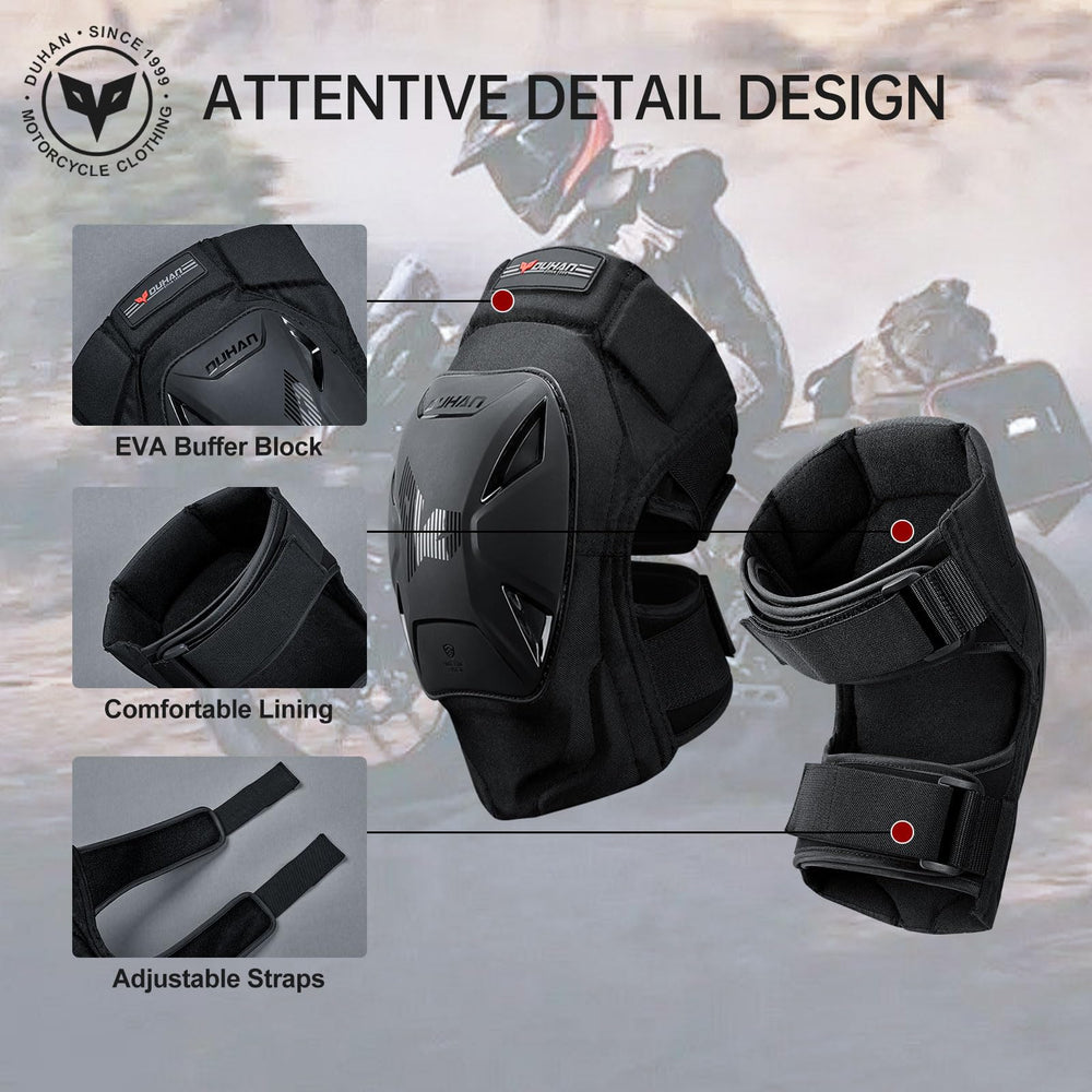 DUHAN knee pads offer universal fit for men and women across sports.