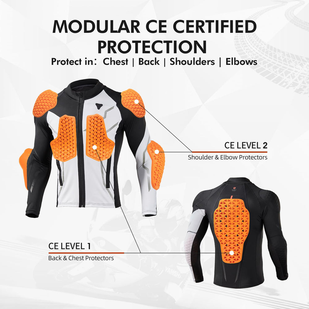 DUHAN armored shirt chest guards safeguard upper body.