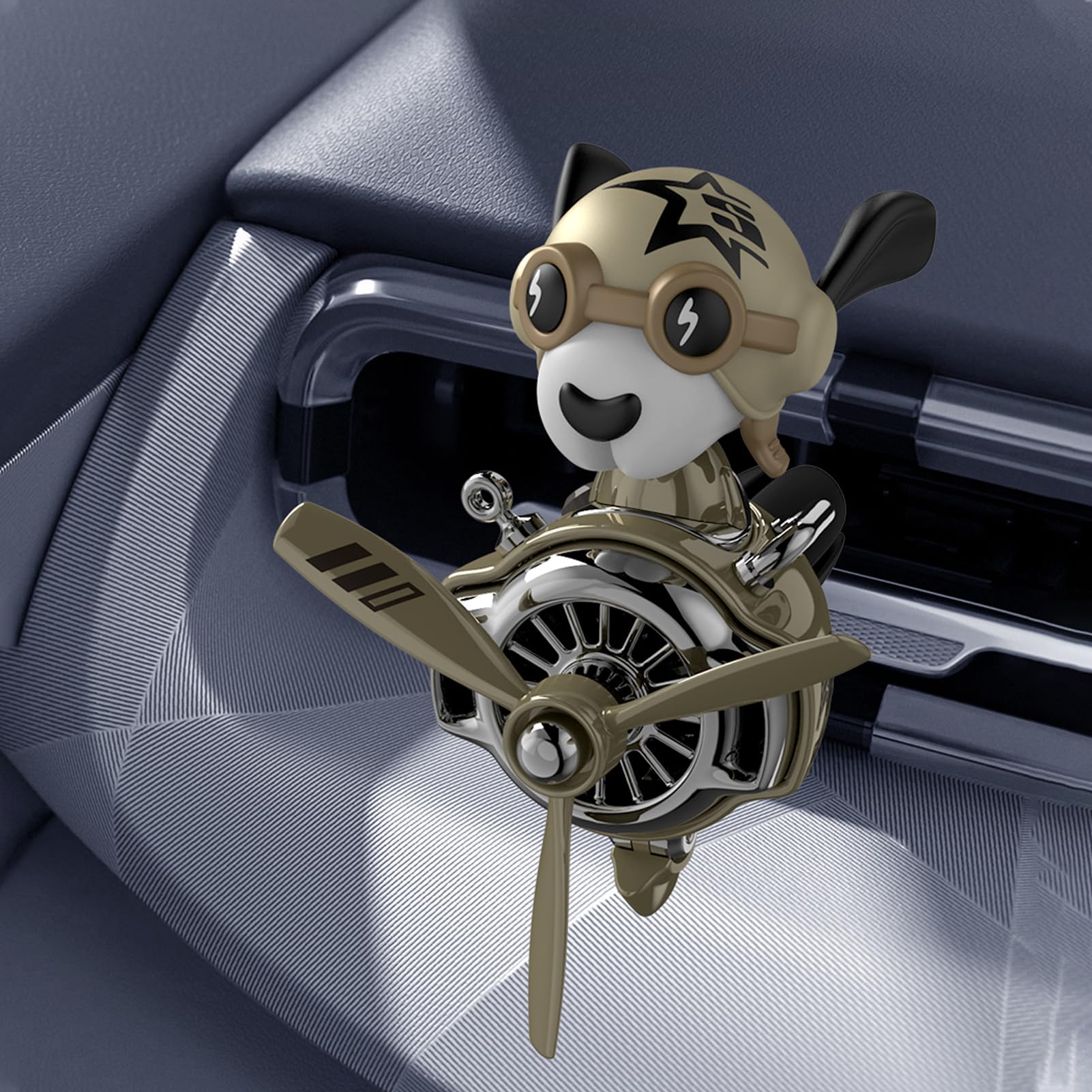 DUHKHAS retro airplane propeller diffuser spreads fragrance evenly.