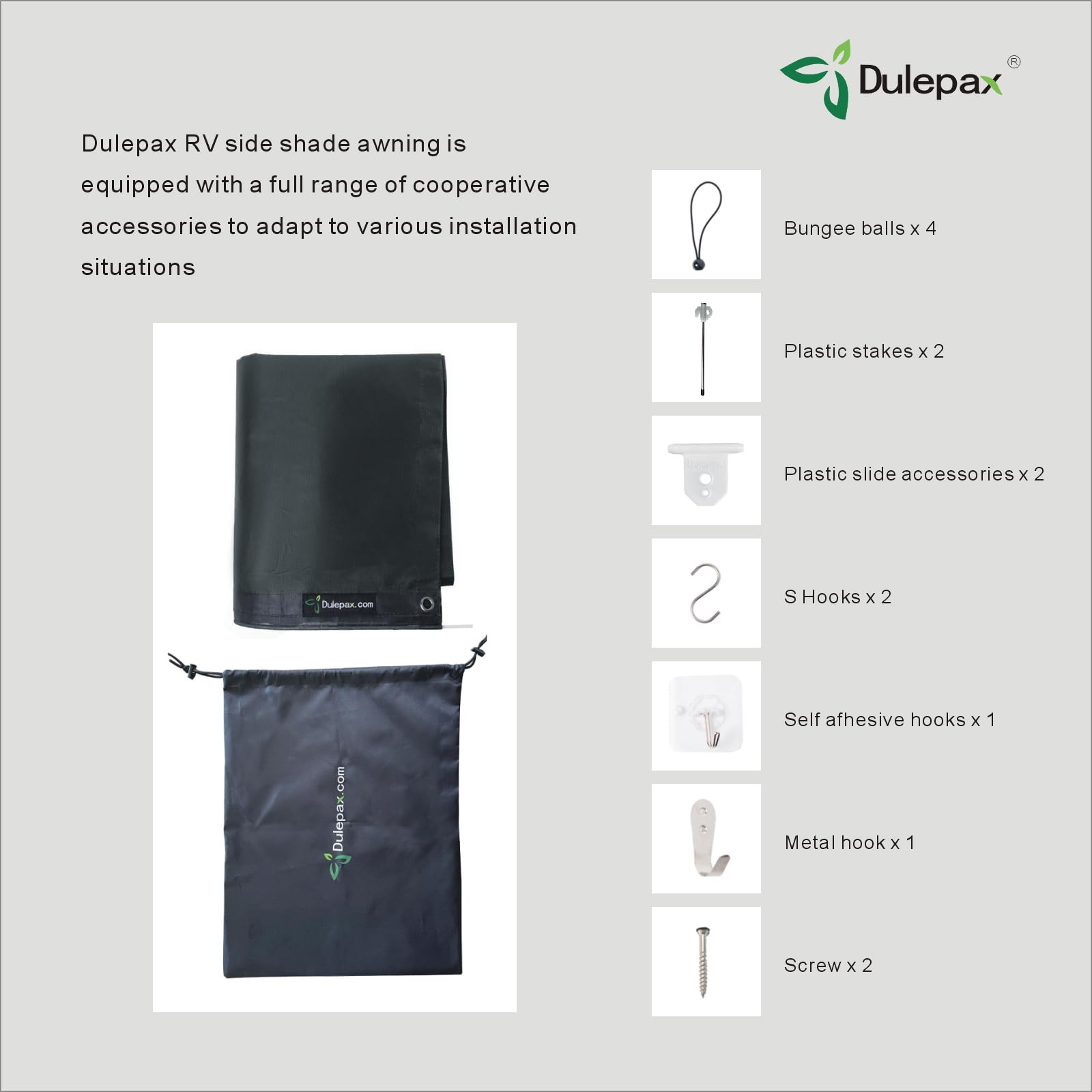 Dulepax durable knife-coated mesh withstands sun and wind