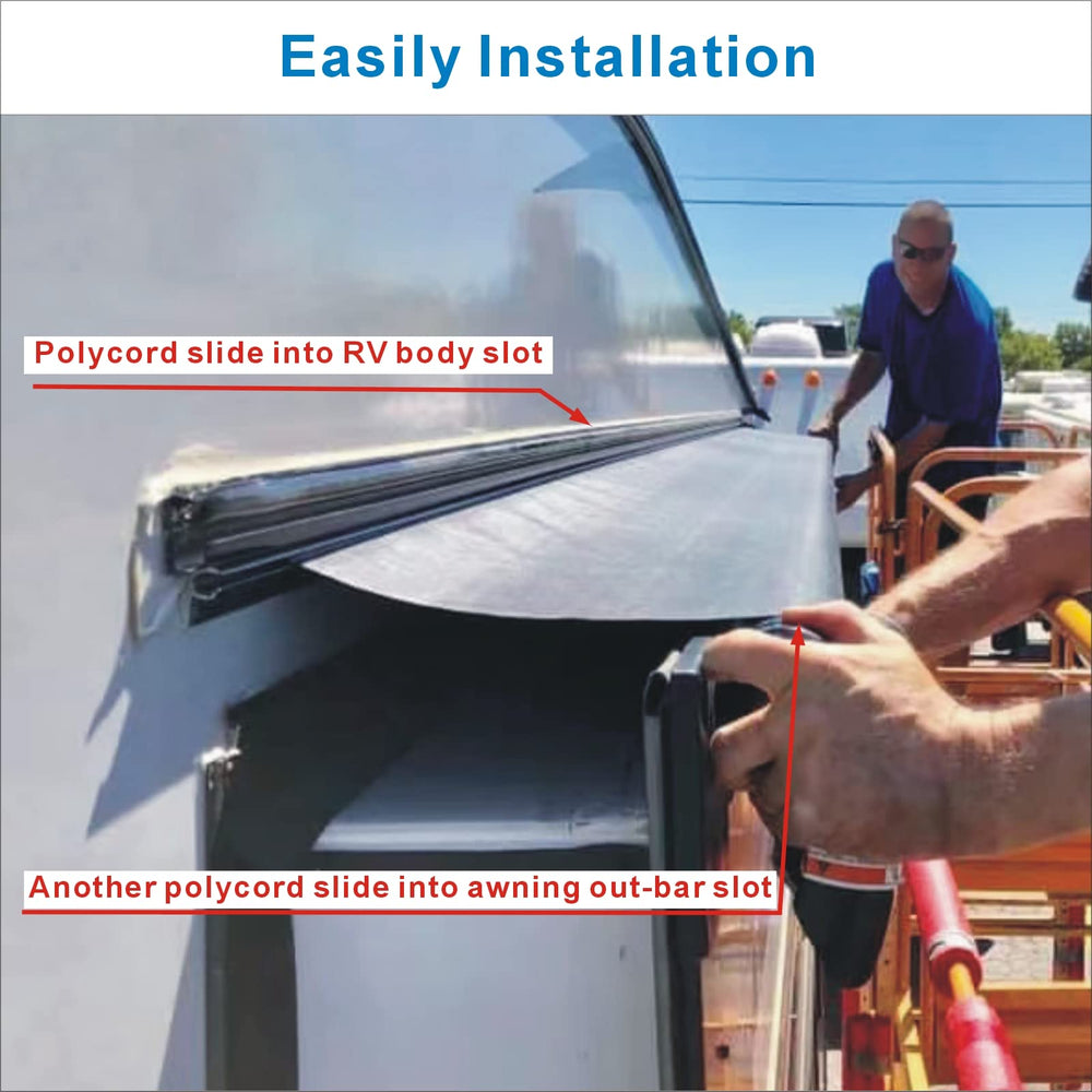 Dulepax universal installation using dual polycords for simple DIY setup