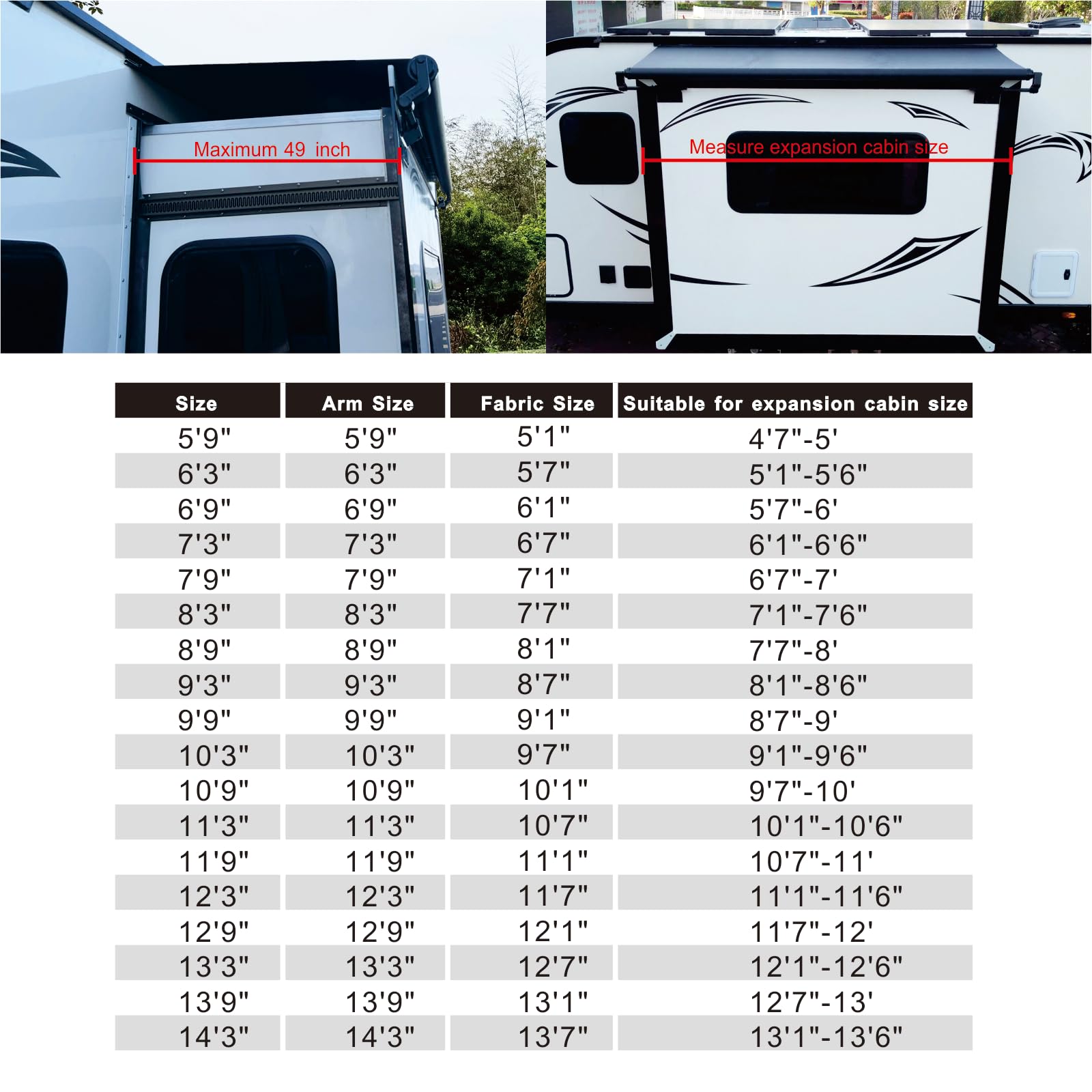 Dulepax slide-out protection fabric guarding against leaves and water.