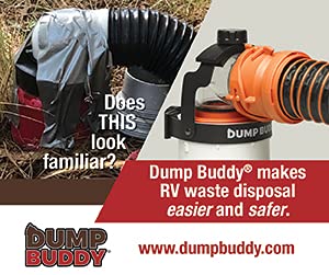Dump Buddy standard elbow OD fit supports elbows from 3.9 to 5.75 inches.