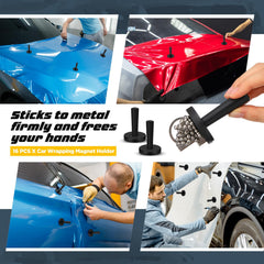 Dunkive alignment magnets used to position vehicle graphics precisely