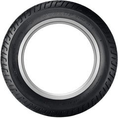 Dunlop D404 front tire on bike closeup shows stability and control