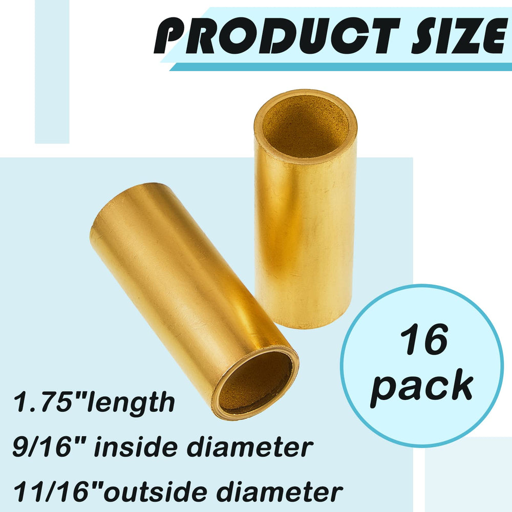 Dunzy brass shackle bushings enhance wear resistance on your trailer axle.