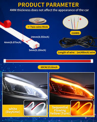 DUOFU365 DRL IP68 waterproof strip performs reliably in rain.