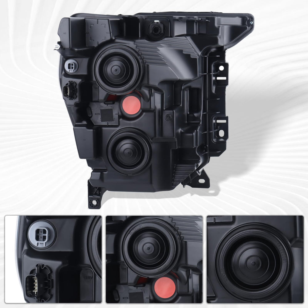 Duolctrams polycarbonate lens and ABS housing for durability