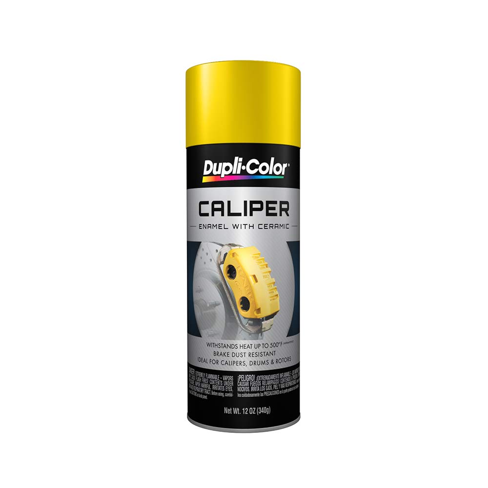 Dupli-Color brake caliper aerosol in gloss yellow for high-temp use