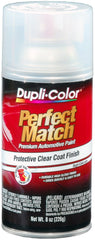Dupli-Color Clear Perfect Match top coat aerosol for glossy OEM color protection and durable finish.