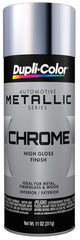 Dupli-Color ECS101007 chrome spray paint can with quick-dry metallic finish.