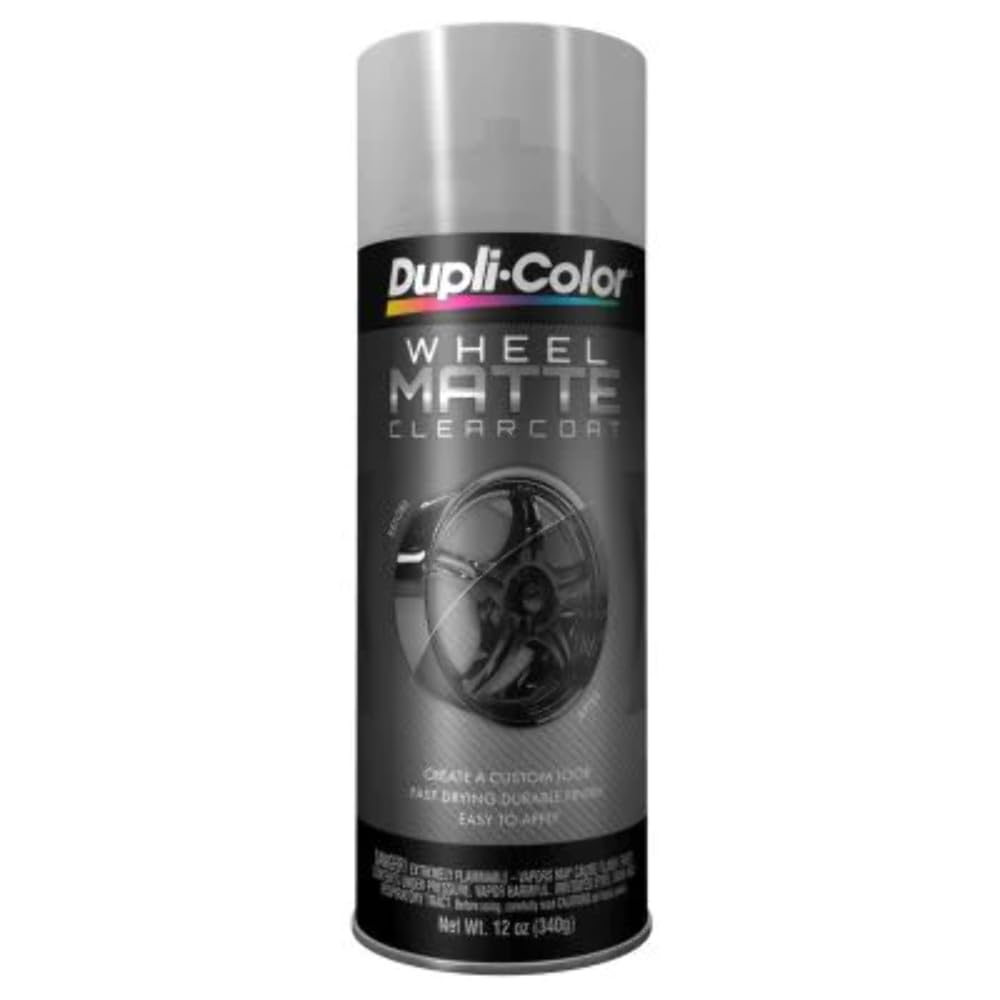 Dupli-Color EHWP10600 matte wheel coating bottle for quick, durable protection.