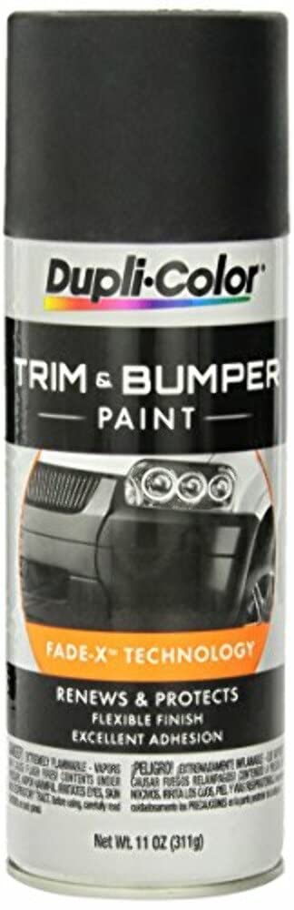 Dupli-Color charcoal spray dries quickly for fast touch-ups.