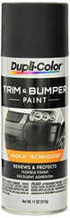 Dupli-Color trim and bumper paint bonds to plastic, rubber, metal and chrome for versatile use.