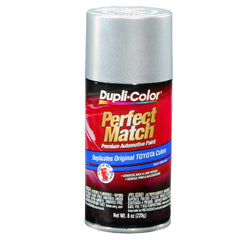 Dupli-Color Perfect Match spray can for Toyota Classic Silver Mica color touch-ups