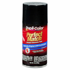 Dupli-Color Perfect Match Brilliant Black Pearl can for precise OEM color matching.