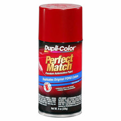 Dupli-Color Perfect Match Candy Apple Red 8 oz can for precise color matching.
