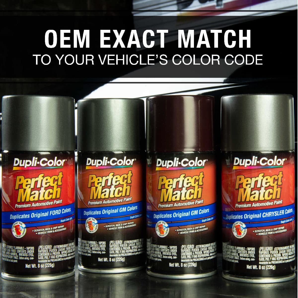 Dupli-Color Perfect Match dries to touch in about 30 minutes.