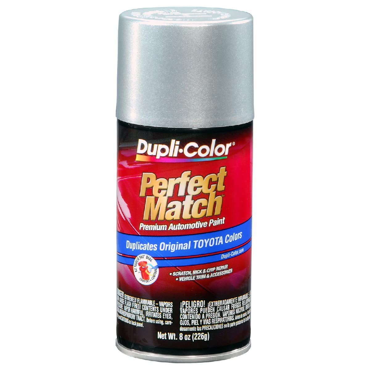 Dupli-Color Perfect Match can in Silver Streak Mica for OEM touch-ups.