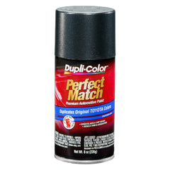 Dupli-Color Perfect Match spray can for Toyota Magnetic Gray Metallic with precise color match.