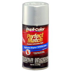 Dupli-Color Perfect Match 1D4 Toyota Titanium Metallic spray can front view for seamless color restoration