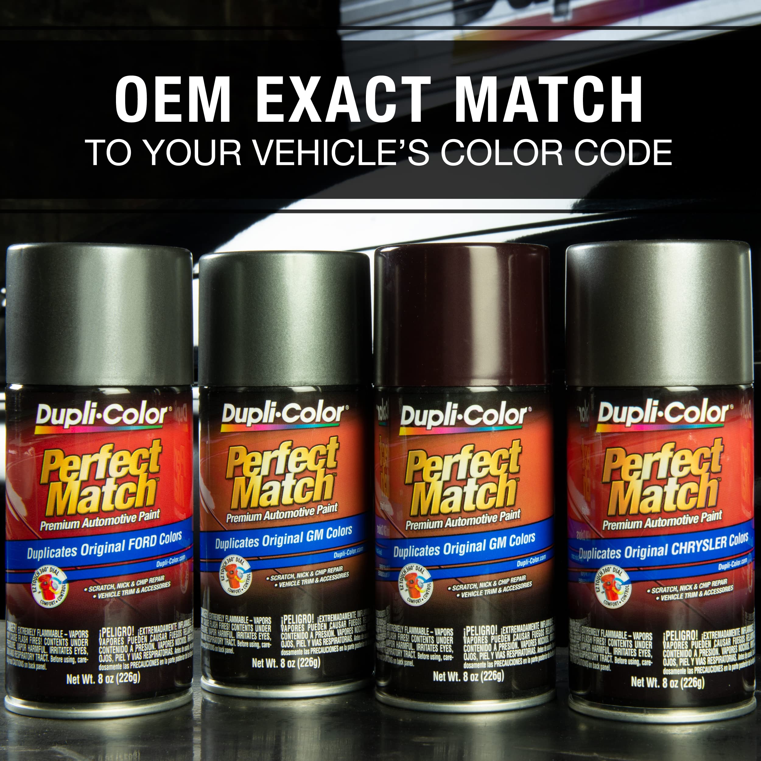 Suitable for all OEM surfaces, ideal for larger touch-ups and trims.