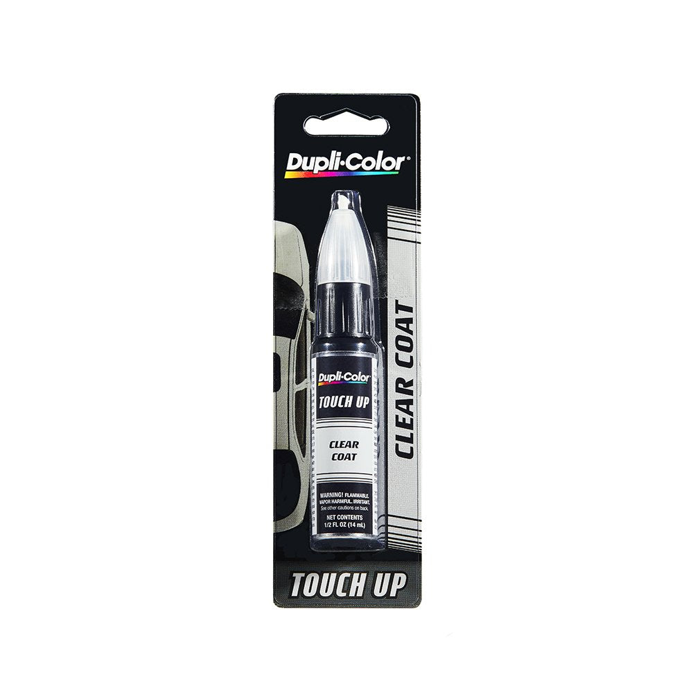 Dupli-Color Universal Touch Up Pen gloss clear cap and tip for precise scratch repair.