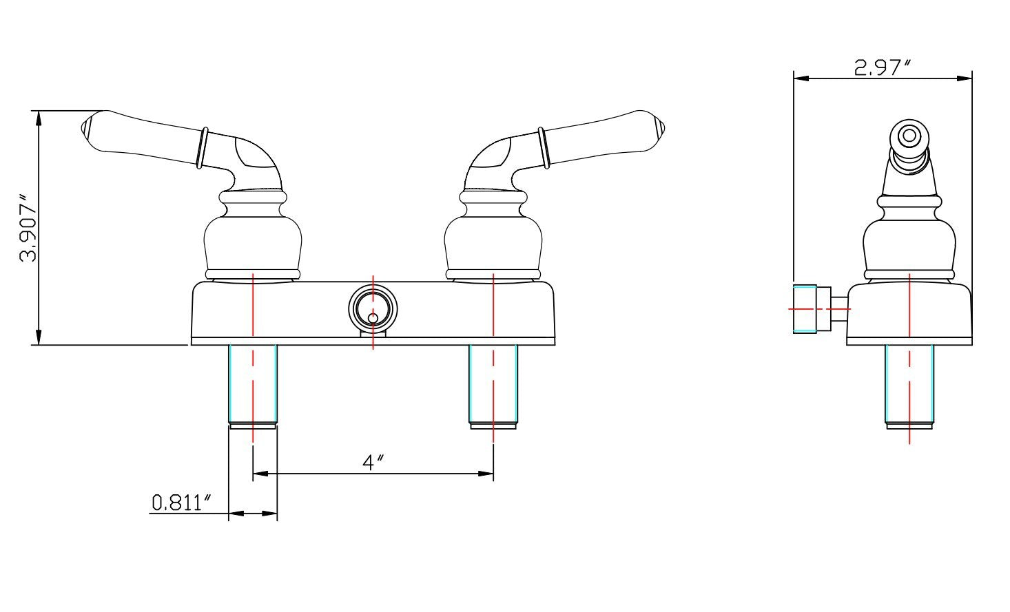Dura Faucet DF-SA100C-CP UPC and CUPC certified for safety
