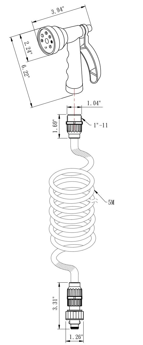 Easy installation demo with compatible quick-connect fittings for secure setup.