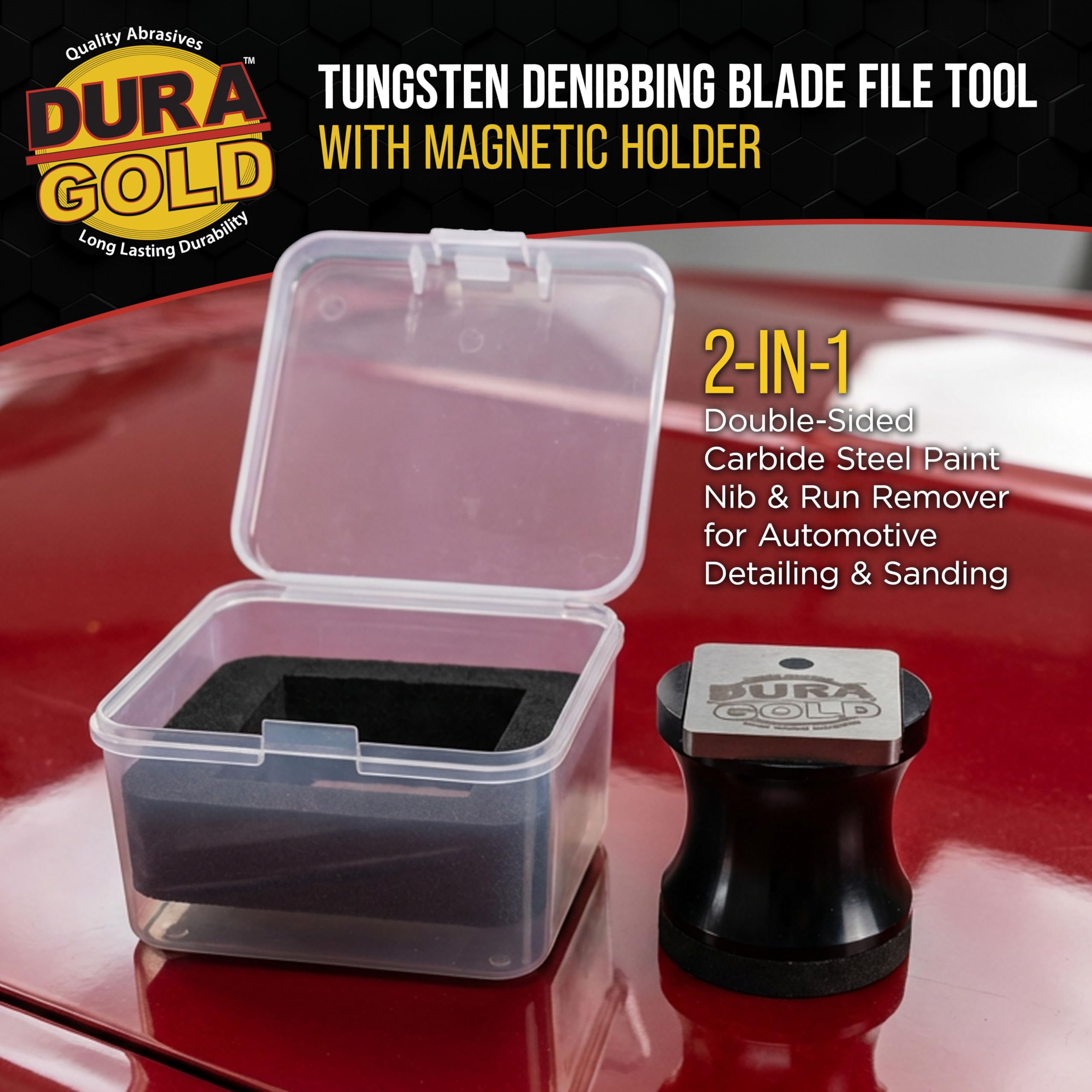 Dura-Gold 2-in-1 carbide tool balances shaving and sanding for flawless finishes