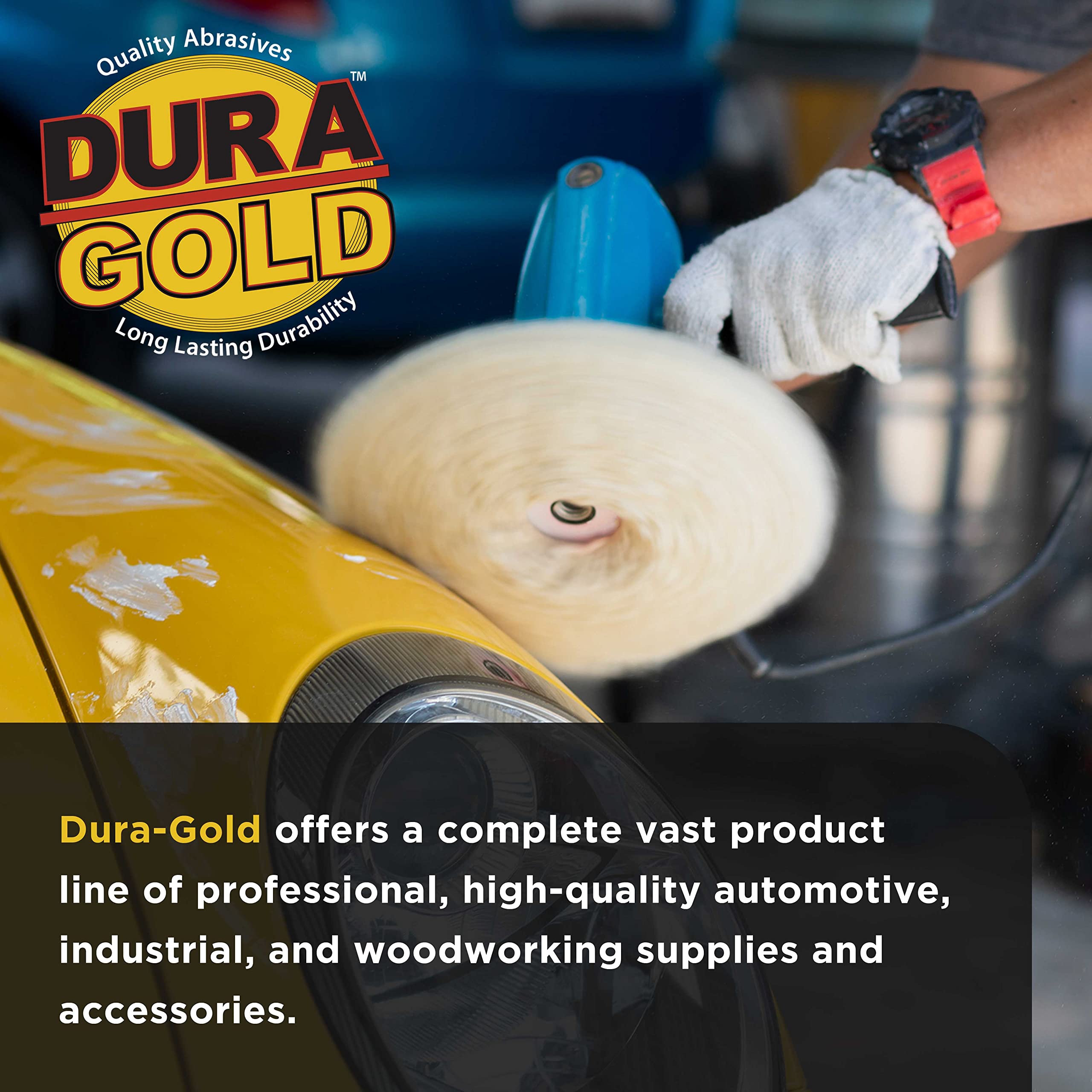 Dura-Gold detailing kit for automotive and marine coatings.