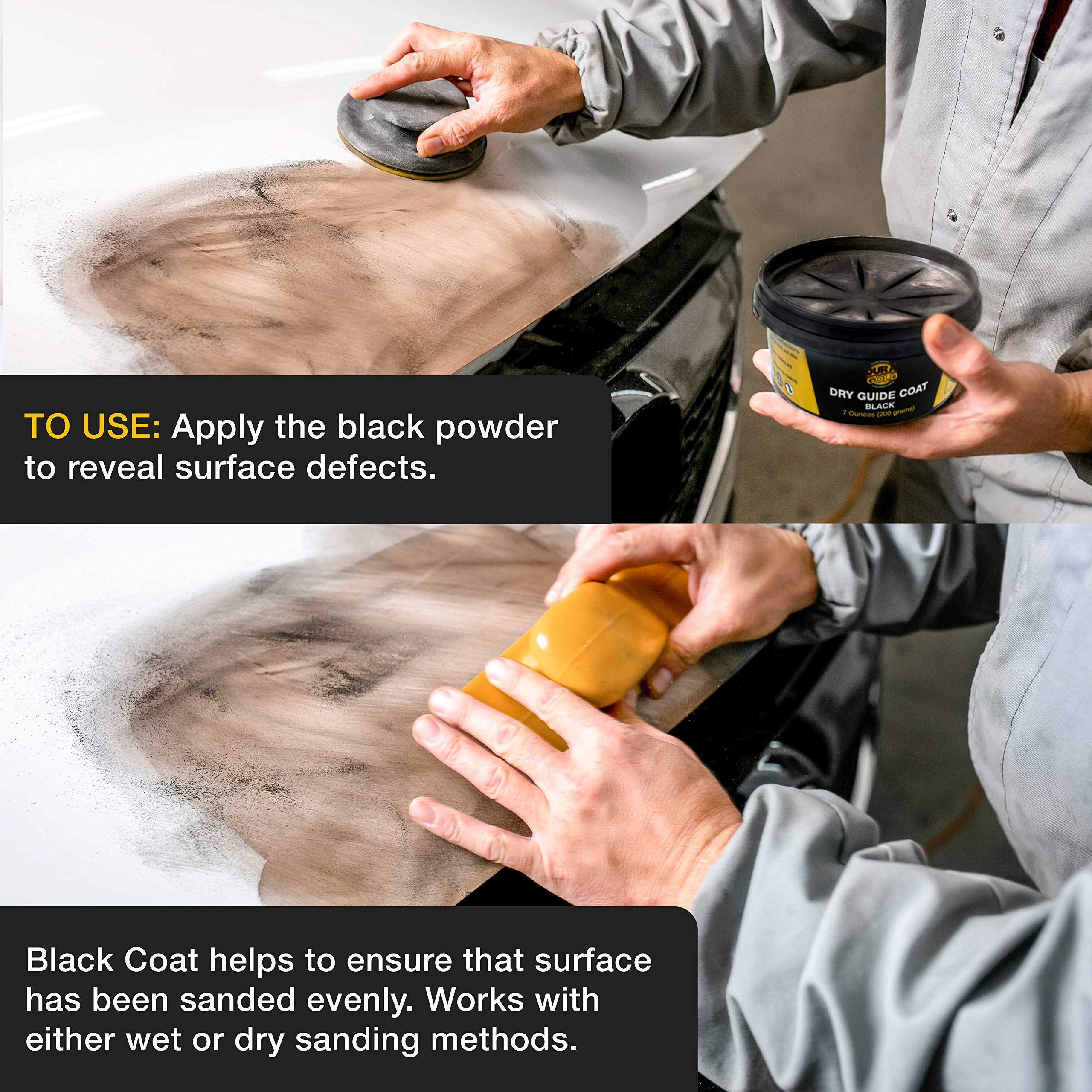 Dura-Gold no aerosols or masking during defect detection with this kit.