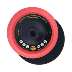 Dura-Gold Pro Series 6-inch soft-edge backing pad shown for contour-friendly polishing.