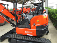 Durafit seat covers on U35 seat area illustrate rugged fabric and ease of cleaning.