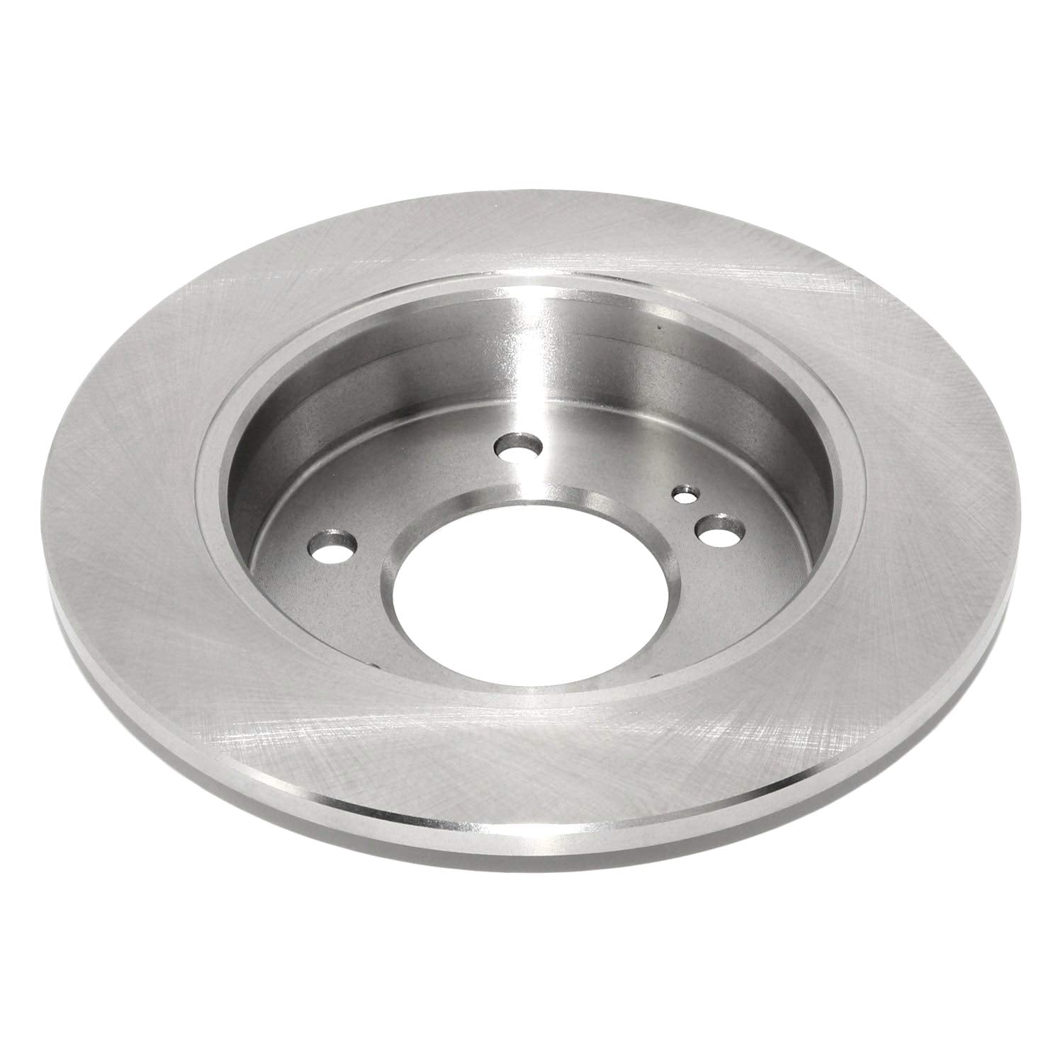DuraGo Professional Series rear solid brake rotor, side view, designed for smooth operation and reduced vibration.