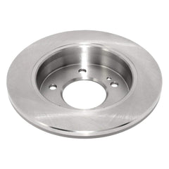 DuraGo Professional Series rear solid brake rotor, side view, designed for smooth operation and reduced vibration.