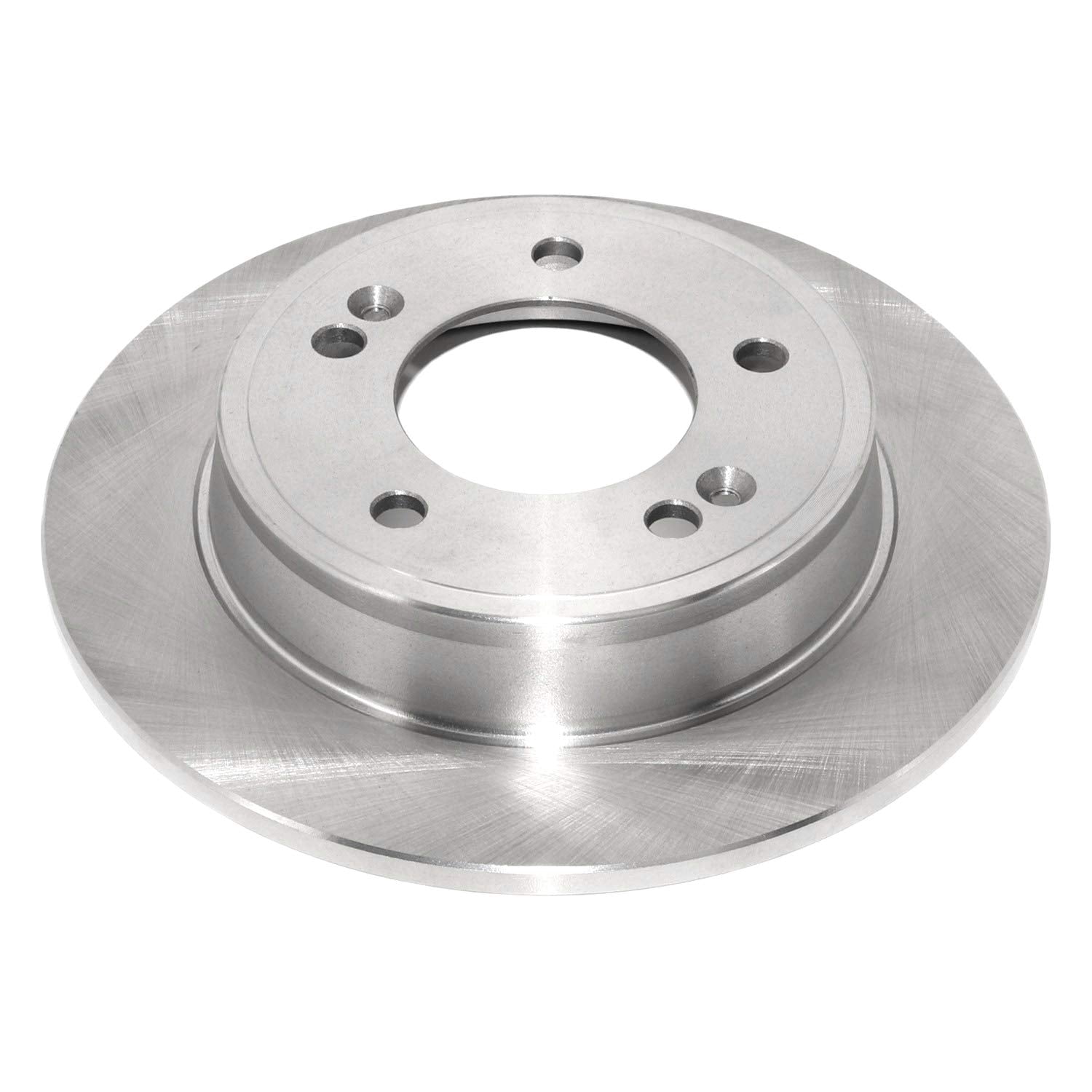 DuraGo Professional Series rear solid brake rotor, top view, ensures stable braking and precise fit.