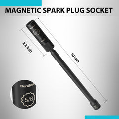 DURATECH 12-point thin-wall spark plug socket provides precise grip in compact spaces.