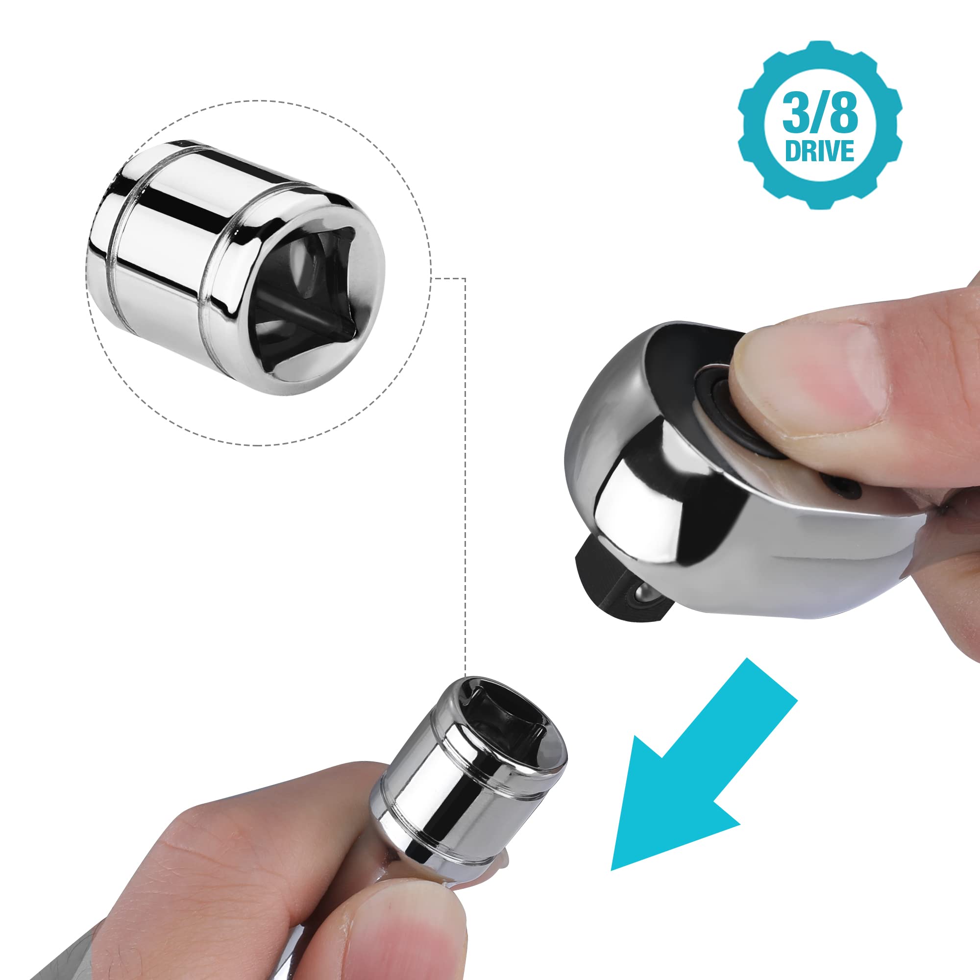 DURATECH 14mm 12-point spark plug socket secures stubborn heads