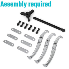 DURATECH gear puller in-use in confined area, pulling bearing smoothly