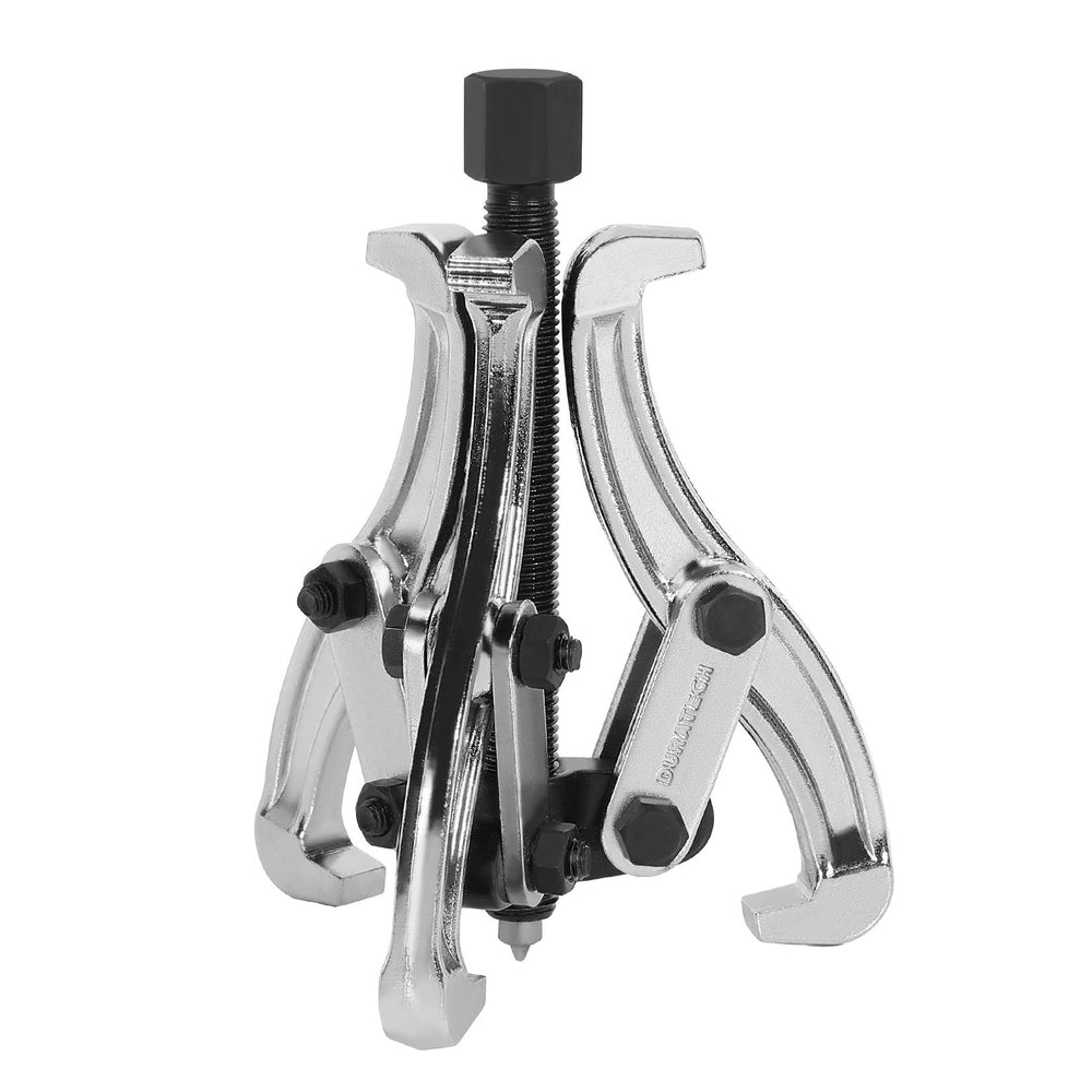 DURATECH 4-Inch 3-Jaw Gear Puller assembled for easy setup in workshops