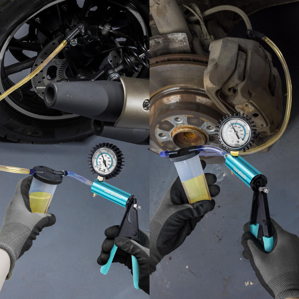 DURATECH brake system tool helps bleed air from hydraulic lines safely