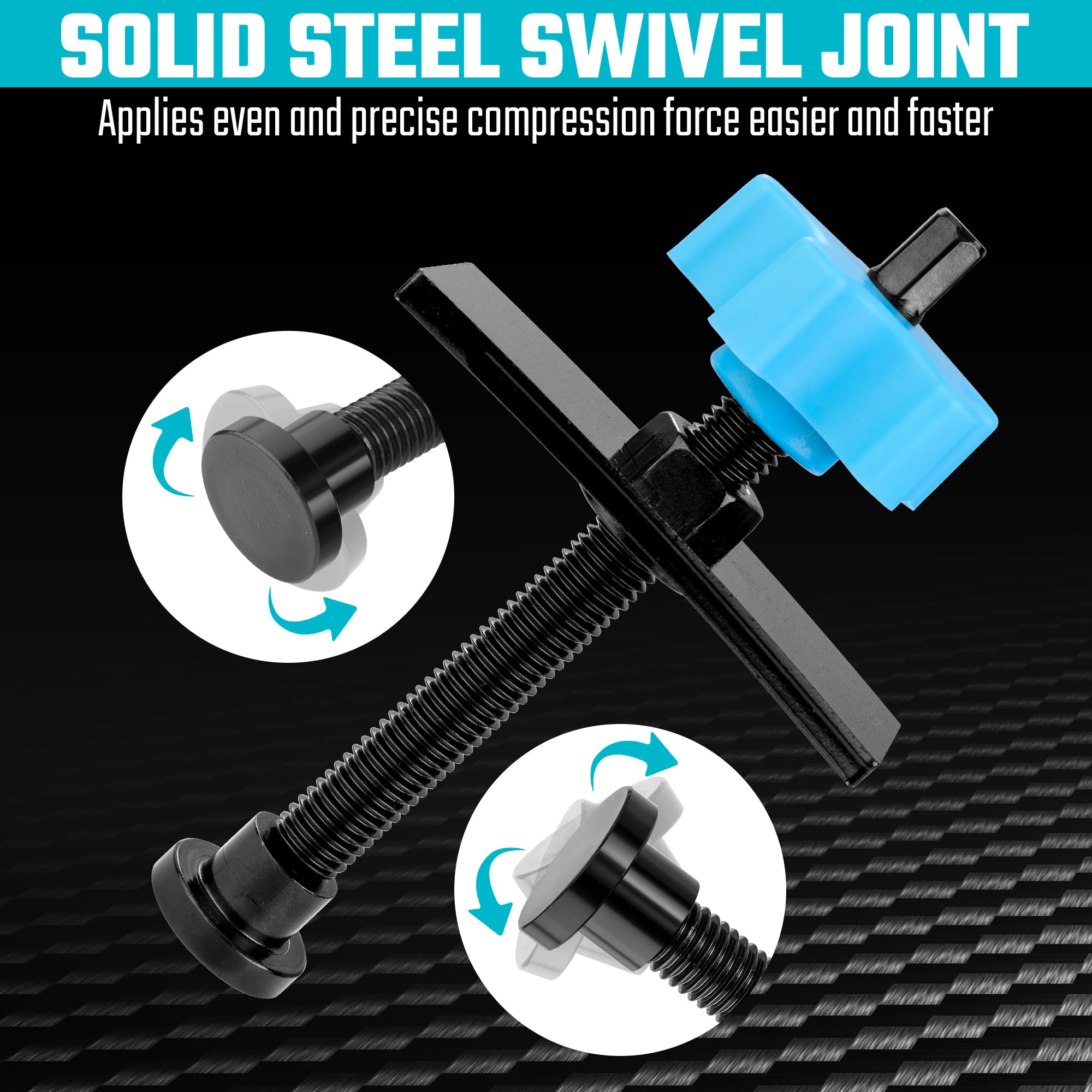 DURATECH screw-thread design close-up highlighting smooth operation