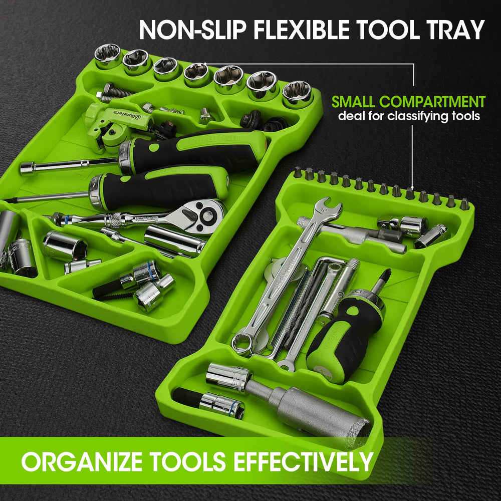DURATECH flexible tool tray small suits sockets and nuts for compact storage