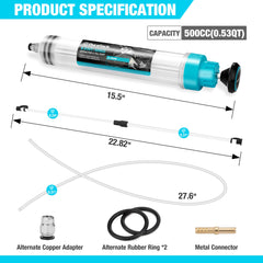 Extension tubes setup highlights extended reach to tight engine areas