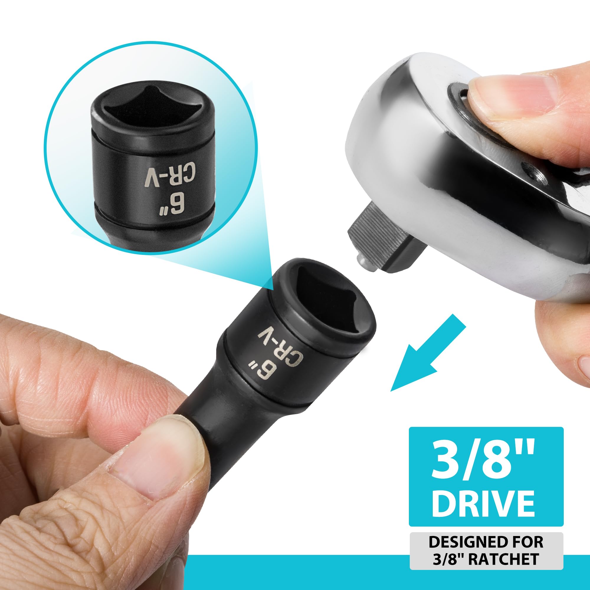 DURATECH magnetic core securely holds spark plugs during removal and installation