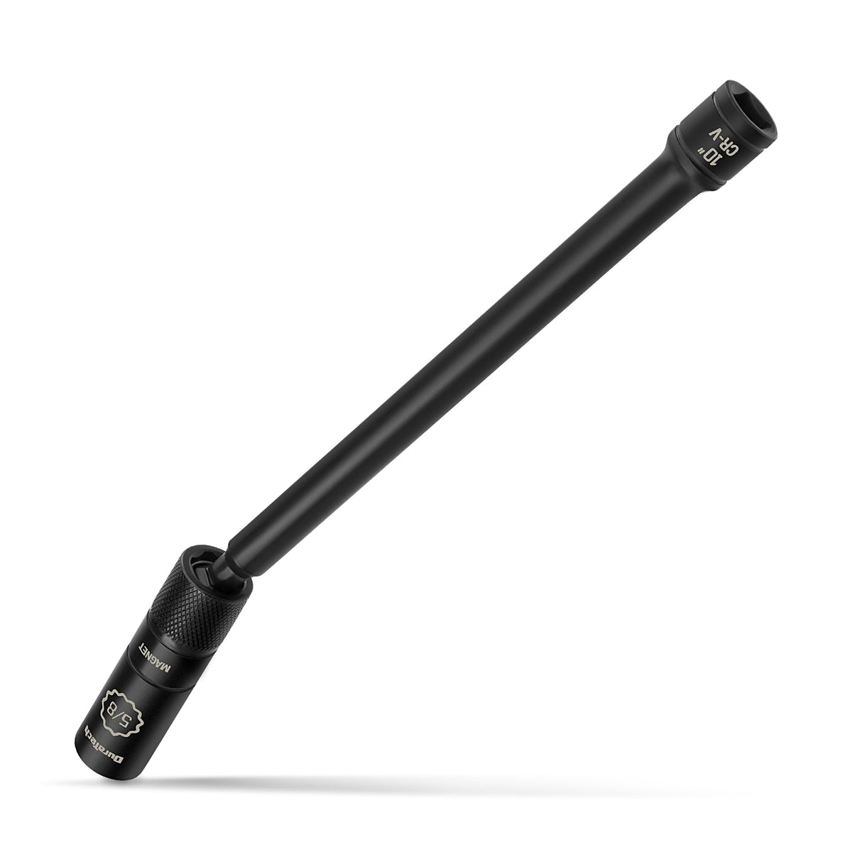 DURATECH swivel magnetic spark plug socket with 360° rotation for tight-space access.