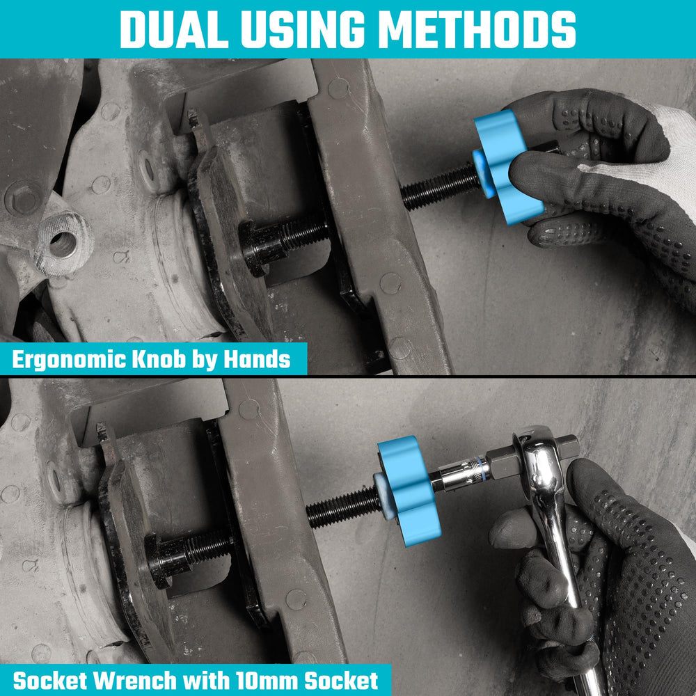 DURATECH universal compatibility shown for installing brake pads on various vehicles