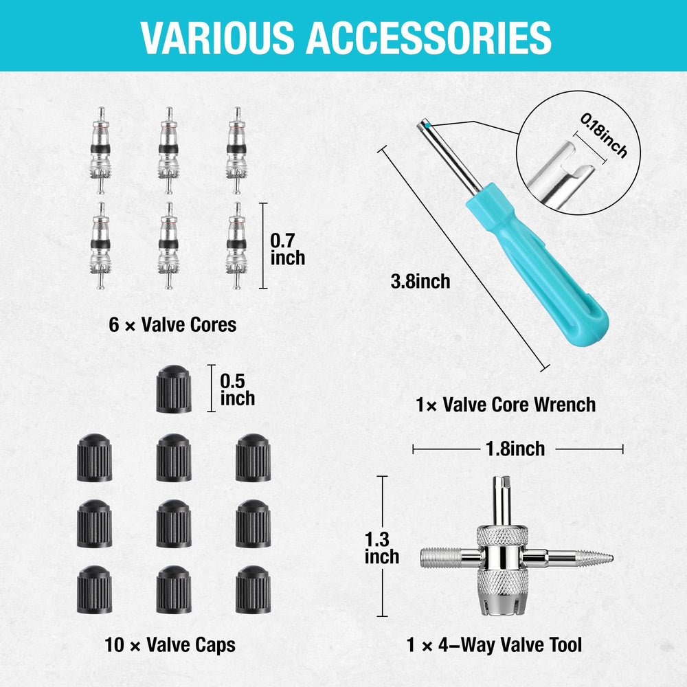 Duratech valve-core-wrench tool for easy valve maintenance and replacement.