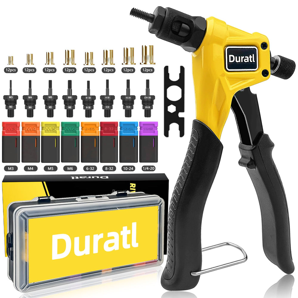 Duratl Rivet Nut Tool Kit in compact case for organized DIY projects